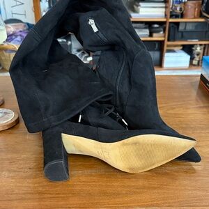 Marc Fisher Black Heeled Boots